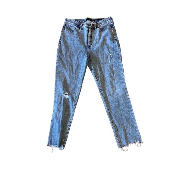 Banana Republic Denim - Banana Republic jeans sz 31 high rise vintage slim distressed light wash denim